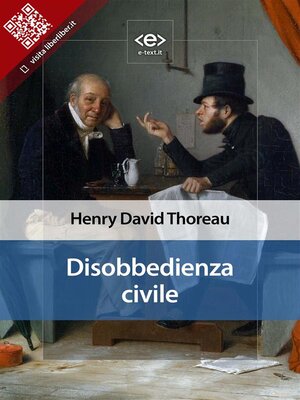 cover image of Disobbedienza civile